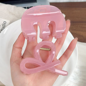2025 Brand New Hair Claw Clips Pink Series Hair Claws Jelly Hair Clips Versatile Hair Pin Cute Hair Claws Accessories for Women