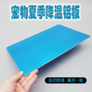 Pet Summer Cooling Aluminum Plate Rabbit Heating Pane Guinea Pig Hamster Totoro Ice Pad Kitten Dog Summer Cooling Supplies