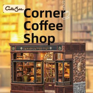 CUTEBEE | Cafe Scene Miniature Model DIY Kit