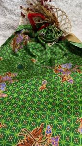 (0.5 METER) Kain Seragam Muslimat NU Nasional & Fatayat NU Original Semi Sutra - Lebar 1.15 Meter