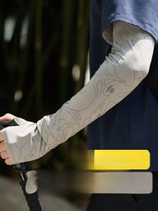 MiiOW | Tay áo chống nắng cho nam MiiOW mùa hè 2025 Tay áo ngoài trời chống tia UV Tay áo dài ngón tay nguyên sợi Tay áo mùa hè