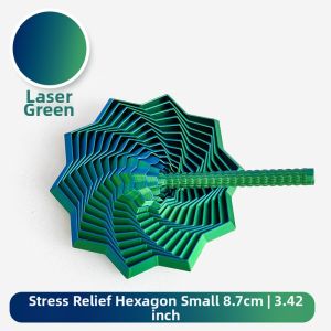WANWEI | 3D Printed Creative Stress Relief Toy with Visual Illusion Foldable Polyhedron Desktop Decor