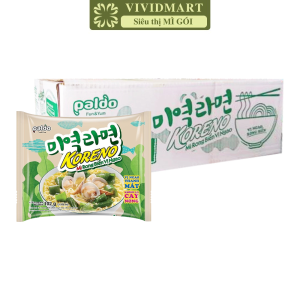 [THÙNG 24 GÓI] - PALDO - Mì Koreno rong biển vị ngao Mì rong biển vị nghêu Koreno Mì rong biển Koreno Mì Hàn Quốc (102g/gói)