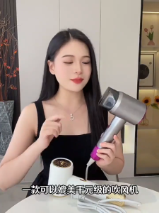 Hair Dryer High-speed Negative Ionic Fast Drying Low Noise Thermo-Control Long Lasting Mini Electric Hair Dryer