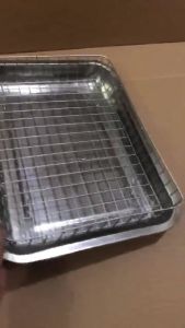 Keranjang Peniris Minyak Gorengan/Rak Peniris Makan Buah-buahan/Keranjang Penyaringan Serbaguna