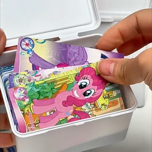 VINTLOOK กล่องเก็บของพลิกสีขาวบริสุทธิ์รถบรรทุกขนาดเล็กกล่องเก็บของกันฝุ่นและโปร่งใส