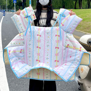 Thickened Fleece Electric Vehicle Windshield Cover Winter Cold Resistance Warmth New 2025 Battery Car Riding Windproof Cover