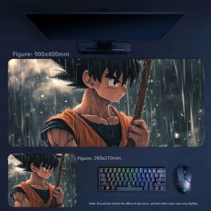 Bandai | Boys E-sports Game Large Size Dragon Ball Mouse Pad Anime Peripheral Gifts Fashion Trend Cartoon Animation Leather Mouse Pad
