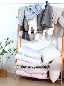 Oxford Foldable Storage Box Organizer for Clothes Large Capacity Quilt Storage Box Thicken Dustproof Storage Bag Oxford Fabric Storage Box Organizer Large Clothes Storage Box