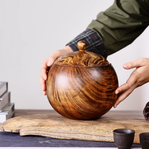 กล่องเก็บของไม้จริงแฮนด์เมดสไตล์วินเทจสำหรับบ้าน กล่องประดับโต๊ะพร้อมฝาปิดสำหรับเก็บเครื่องประดับและของชิ้นเล็ก