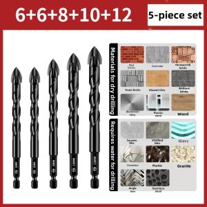 TG | Multi-Blade Hexagonal Shaft Glass Tile Drilling Bit