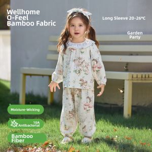 wellber | Air Conditioner Friendly Bamboo Cotton Girl Sleepwear Set