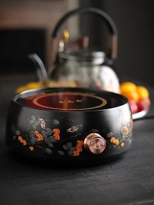 Pembakar Teh Periuk Teh Dapur Elektrik Seramik Pembakar Air Kecil Pemasak Induksi  Pot Teh Teko Dapur Elektrik Kuasa Tinggi Rumah Tangga