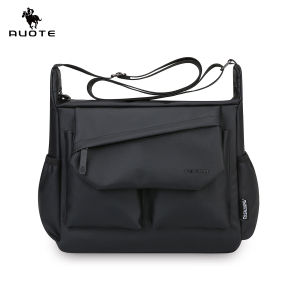 AUOTE Mens Shoulder Bag Large Capacity Messenger Bag Business Bag Waterproof Travel Bag Sports Bag Cross Body Bag Lightweight Casual Bag Leisure Sport Street Bag