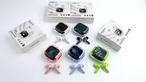 Tai Nghe Thể Thao Air Max Smart Touch Screen TWS In Ear Buds Với Âm Thanh Nổi Bass Và Micrô - Tai Nghe Bluetooth Chống Nước Có Chức Năng Khử Tiếng Ồn Chủ Động