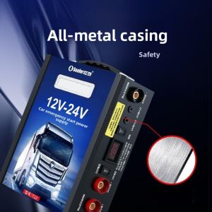 High Capacity 12V Car Emergency Starting Power Supply for Trucks And Buses Battery Jump Starter Portable Car Charger