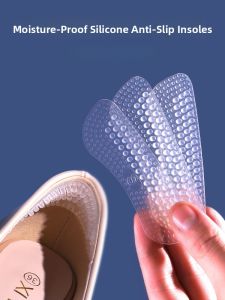 Silicone Heel Pads for High Heels And Loafers Shoe Size Adjustment Anti Slip Foot Protection Invisible Comfortable Gel Pads