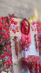 Rèm Vải Công Phượng Nhiều Kích Thước Làm Phông Nền Trang Trí Dịp Lễ Hội Sự Kiện Ngày Tết DGH-467