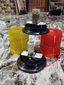 Rotari Blitz 1x Kedip Lampu Rakitan - 4LED Hpl 12/24 Volt - Truk