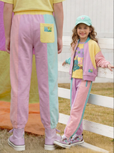 PPTOWN | Spring Summer Thin Colored Jogger Pants for Children