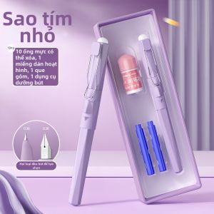HERO | Bút Mực Xóa Nhiệt Cho Học Sinh Thay Thế Cartridge Không Rò Rỉ Mực Đầu Bút Đen