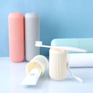 Portable Travel Toothbrush Mouthwash Cup Outdoor Wash Cup Toothbrush Toothpaste Set Storage Box Toothbrush Holder Case