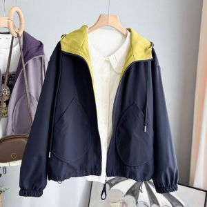 LIYANGANG | Loose Hooded Korean Style Womens Jacket Spring