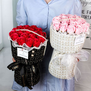 Vải Gói Hoa Hồng DIY Vải Vàng Bao Bì Hoa Tươi Vải Nghệ Thuật Tai Thỏ Vải Nghệ Thuật Hoa Mẹ Ngày Lễ Hoa Tươi