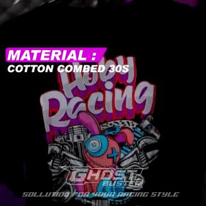 Kaos Hoby Racing Sparepart Baju Distro Mekanik Bengkel Motor Herex Tshirt Otomotif GBA3870