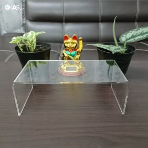 ชั้นวางโมเดล ชั้นอะคริลิคใส ทรง U ขนาด ก10xย20xส7cm. หนา 3 มิล (S5)