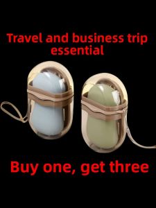 Portable Travel Soap Box Waterproof Drain Rack Personal Storage Soap Special Waterproof Storage Box for Business Trips