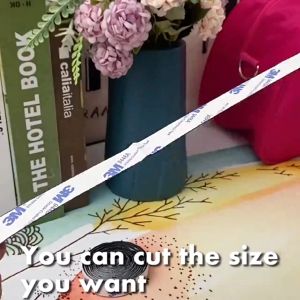 1M Double-sided Tape 12.5/25/38/50mm Reusable Self-adhesive Hook and Loop Fastener Velcro Tape Nylon Sticker Strips