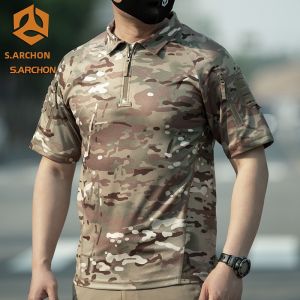 ANGKEN | Quick-drying Breathable Short Sleeve Shirt Thin Summer