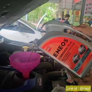 น้ำมันเครื่องดีเซล ENEOS Commonrail Plus 10W-30 6+1L สำหรับเอเนออส คอมมอนเรล พลัส +เสื้อ