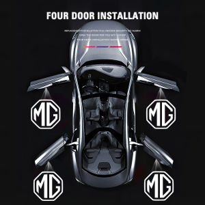 2pcs MG HD Car Door Welcome Light Led Projector Lamp For MG ZS 5 7 6 Cyberster MG4 EV ES5 HS ONE GT GS MG3 EZS 3SW MARVEL-R