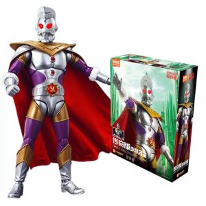 BLOKEES | Blokees Legendary Version Ultraman King Building Blocks Action Figure Movable Joints Collectible Model Anime Figurine Boys Gift