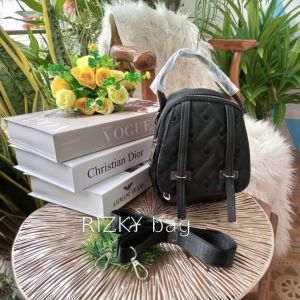 RIZKY BAG COLLECTION - Tas Ransel Wanita Mini Selempang Ransel Bahu Lokal Murah
