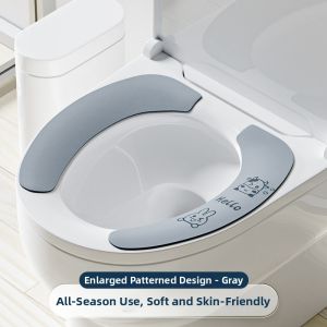 FANSANG | All-Season Waterproof Wash-Free Adhesive Toilet Seat Cover