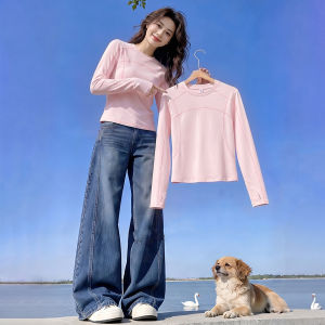 Jeanswest | Áo Thun Dài Tay Hút Mồ Hôi Cho Nữ Phù Hợp Đi Dã Ngoại Thể Thao Yoga Ôm Sát
