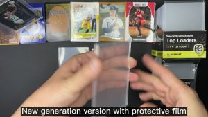 25pcs/Set Piece Prime Toploader Card Protector Case