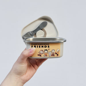 Hộp Đựng Bánh Mì Bằng Thép Không Gỉ Mini Dễ Thương Hộp Đựng Đồ Ăn Nhẹ Kín Hình Trái Tim Hộp Đựng Kem Hộp Đựng Thức Ăn Dặm Cho Trẻ Em