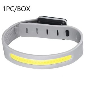 ESMARTER | Type-C USB Rechargeable IPX4 Waterproof COB LED Armband Light 350mAh 500LM Sport Night Running Warning Arm Leg Wristband Light