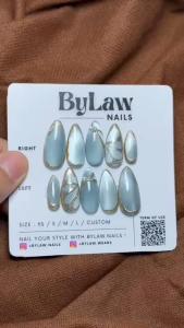 [ BYLAW.NAILS ] Mata Kucing Kupu-kupu Biru | KUKU PALSU PREMIUM | KUKU TEKAN | KUKU PALSU | KUKU PALSU WISUDA | PENYIMPANAN KUKU PALSU