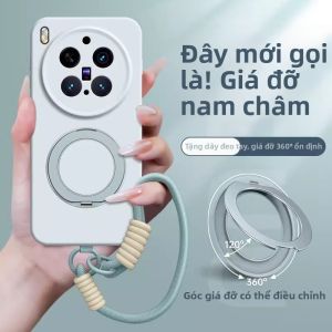 GGUU | Ốp Lưng Điện Thoại Chống Sốc Silicone Dung Dịch Hỗ Trợ Đứng Tương Thích Magsafe