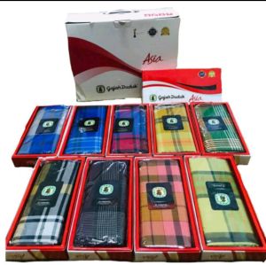 Sarung Gajah Duduk Asia Warna Motif Random DUS Merah Putih /sarung gajah duduk asia merah putih/sarung gajah duduk asia /sarung gajah duduk asia dewasa bahan katun/bisa bayar ditempat/COD