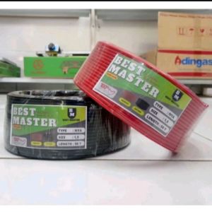 KABEL LISTRIK TEMBAGA BEST MASTER Kabel NYA Kawat tunggal 1.5MM2  50 Yard  kualitas bagus tidak mudah ngelups