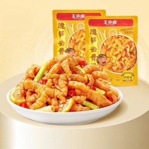 WANG XIAOLU | Individually Packaged Crispy Bamboo Shoot Deboned Chicken Feet Snack 80g