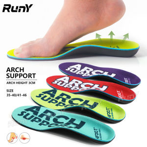 RunY Insole Arch Support Hard Insole Flatfoot Correction Sweat Absorbent Professional Insole