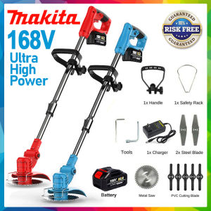 Lawn Mower Grass Cutter Heavy Duty Cordless Lawn Mower Rechargeable Sale With Wheels Made In Germany Grass Cutter Trimmer Japan Makita Portable Wireless Electric Gardening Tools Original