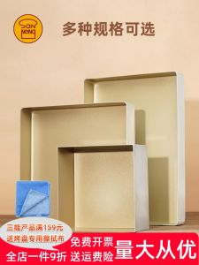 Sanneng Heightening 18cm Square Gold Plate Cake Roll Mold Non-Stick Deepening Water Bath Method Ancient Morning Cake Baking Dish 28cm
